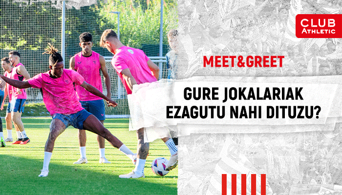 Gure jokalariak ezaguto zozketan parte hartzen!