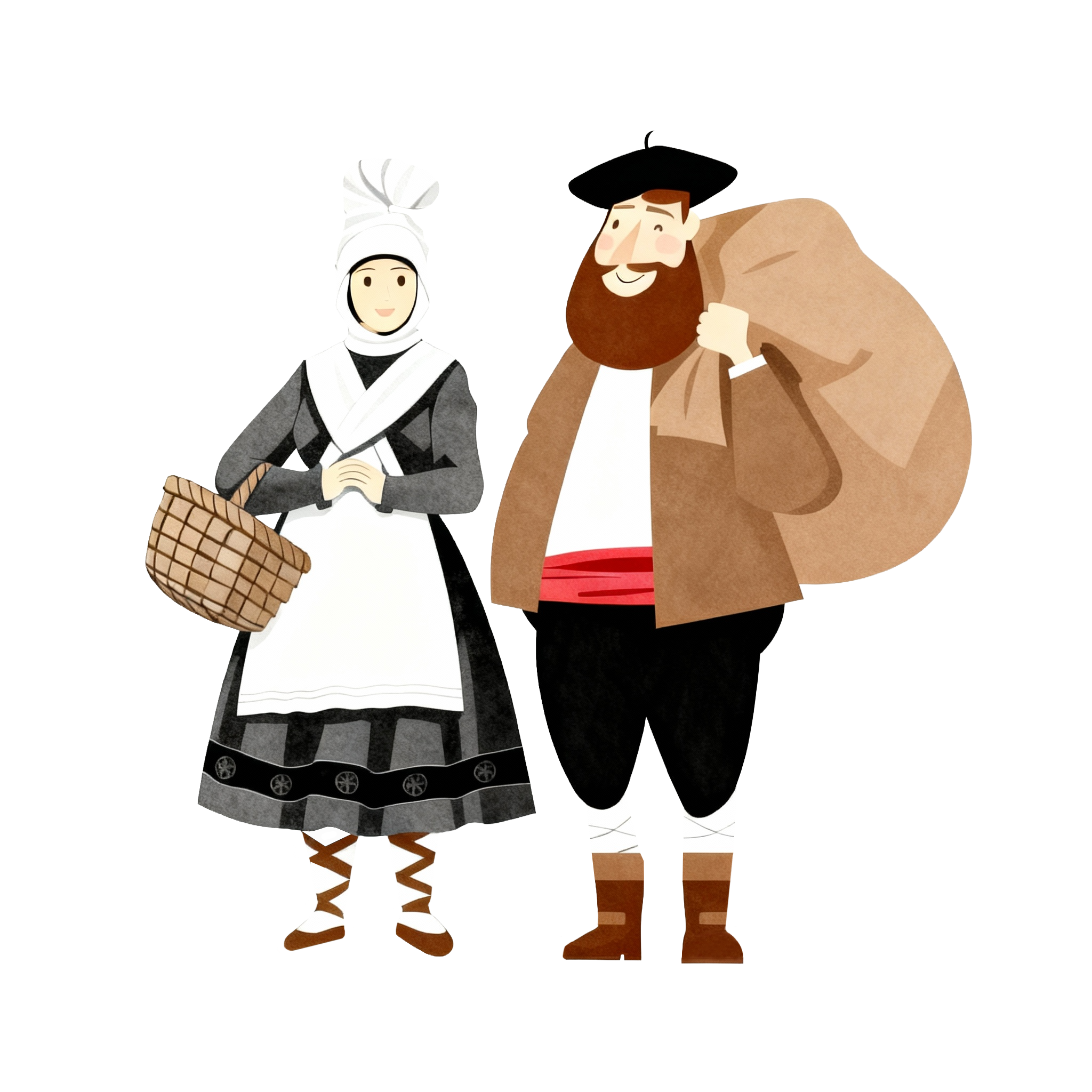 Olentzero y Mari Domingi